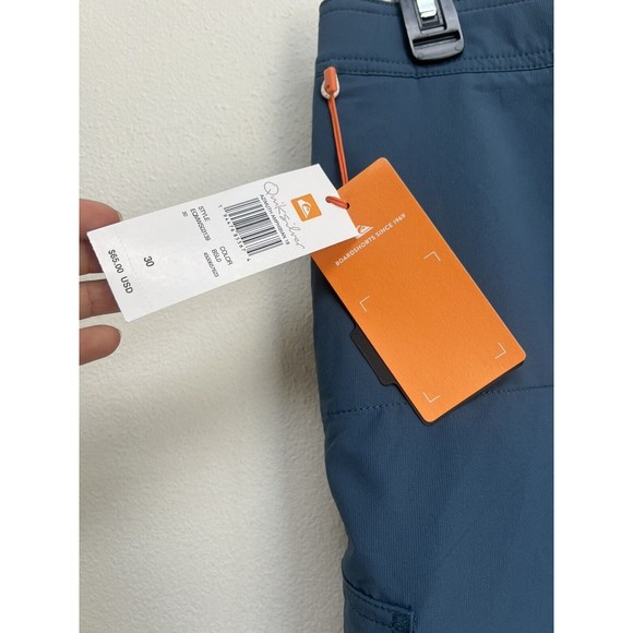 Quiksilver Waterman Men's Azimuth Amphibian Shorts Blue Size 30 - Picture 5 of 8